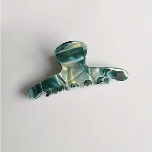 NEW Elegant Green Marble Hair Claw Clip Large Non-slip Acrylic Ponytail Holder